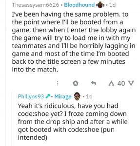 Server Shutting Down Error