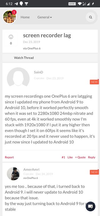 OnePlus 6t fps low issue android 10