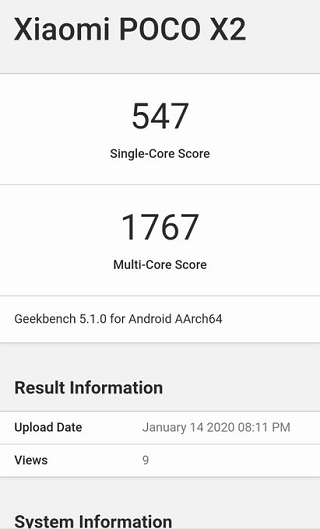 Poco-X2-aka-Poco-F2-Geekbench-scores