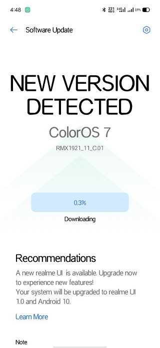 Realme-XT-Android-10-update-released
