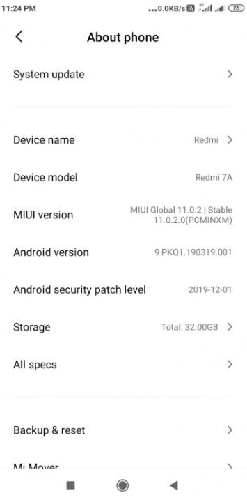 december patch miui 11 redmi 7a