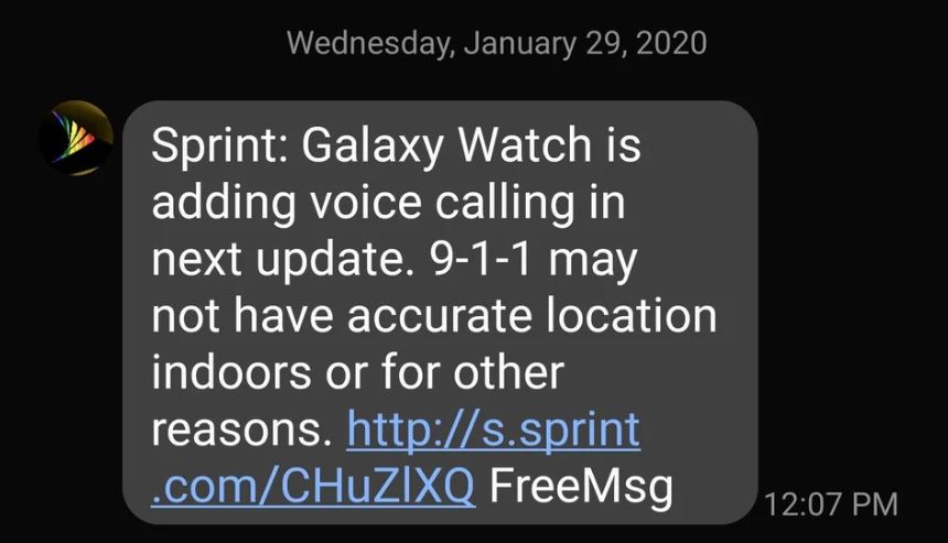 galaxy watch sprint