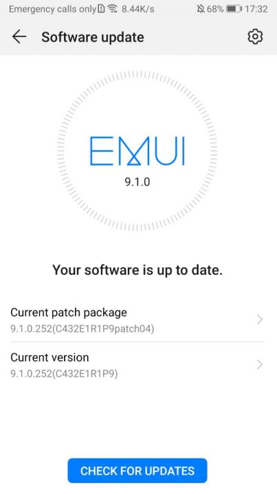 huawei p10 update