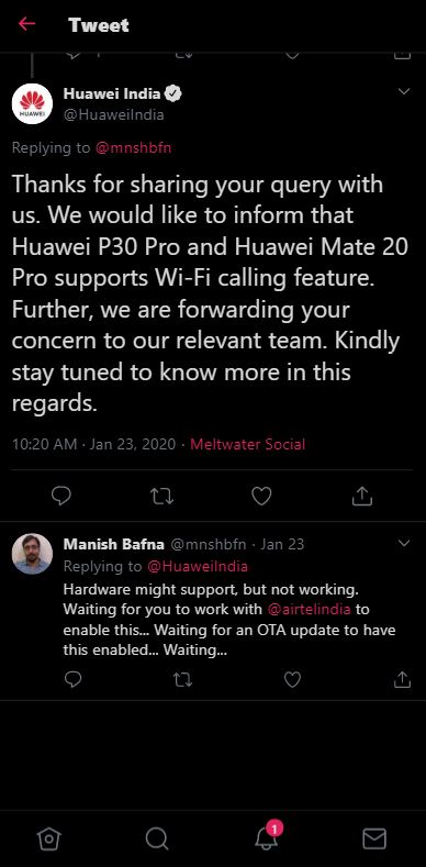 huawei vowifi feature