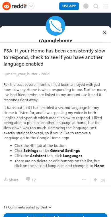 issue google assistant
