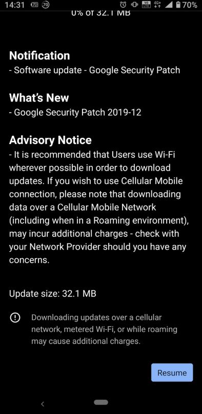 nokia 9 pureview update