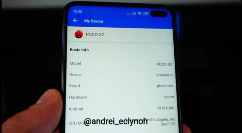 poco x2 leaked