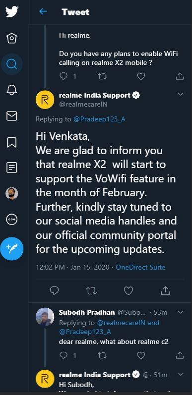x2 vowifi update