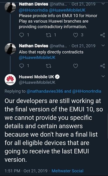 Honor-Play-EMUI-10-update-status