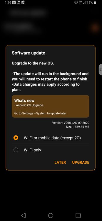 lg g8 thinq android 10 us unlocked