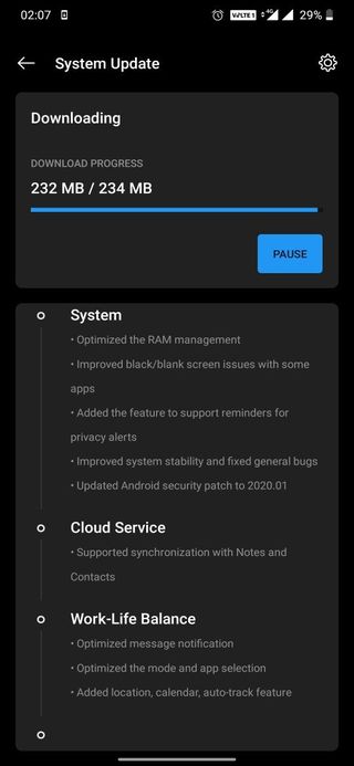 oneplus 7t oxygenos