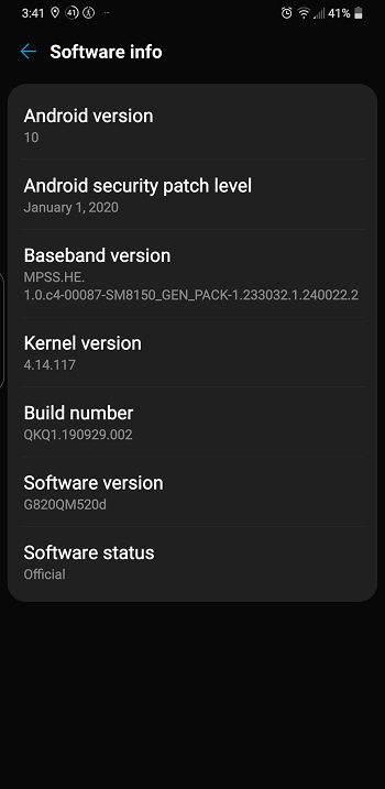 xfinity g8 android 10
