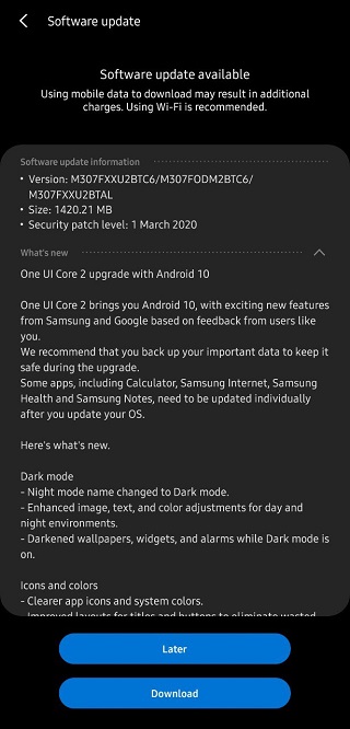 Galaxy-M30s-Android-10