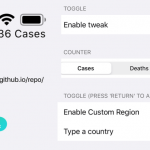 Track Coronavirus (COVID-19) statistics in status bar of your Jailbroken iOS device using CoronaCount