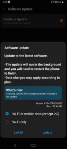 lg g8 feb update sprint