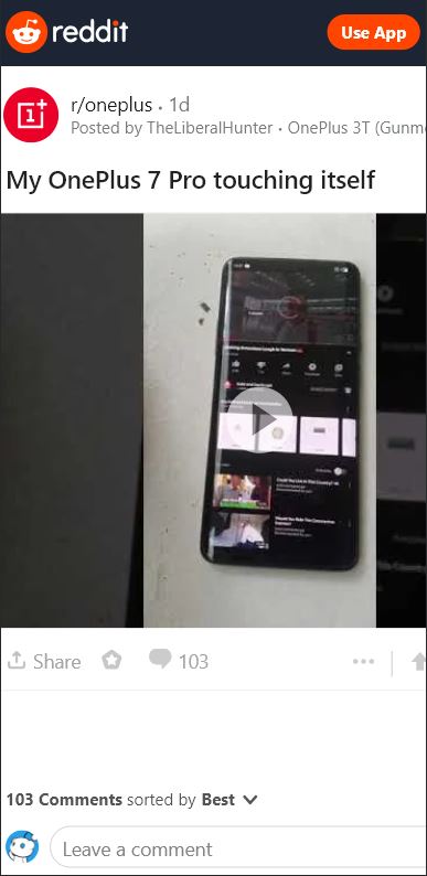oneplus 7 pro ghost touch