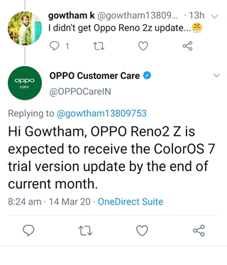 oppo-reno-2z-color-os-7-tweet