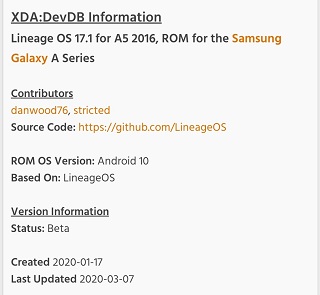 Moto G6, Android 10, LineageOS 17.1,