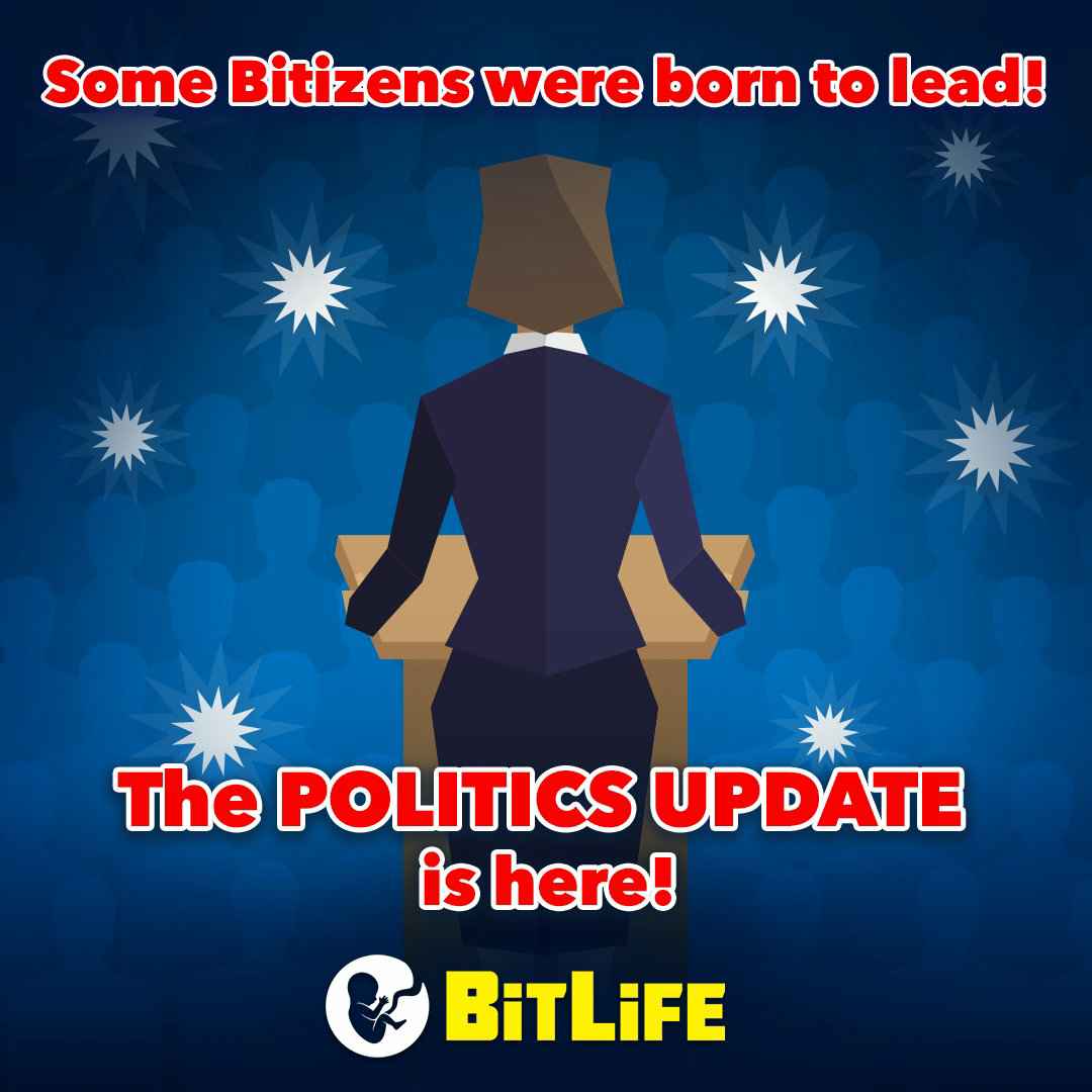 BitLife Politics update 1.35 patch notes - Available for iOS users BitLife Politics update 1.35 patch notes - Available for iOS users