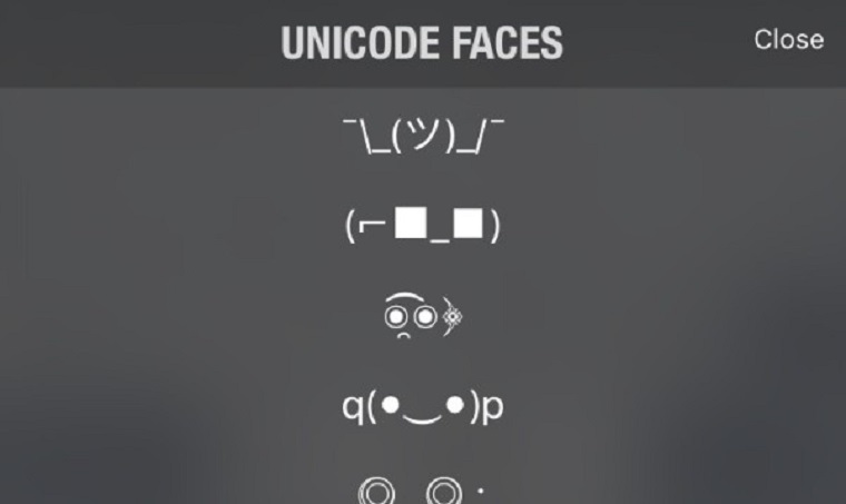 iOS users can enjoy unicode faces for keyboard using this upcoming jailbreak tweak