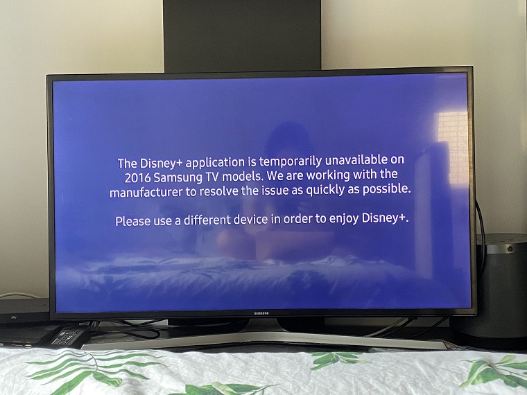 [Update: Issue fixed] Disney Plus app 'temporarily unavailable' on Samsung TVs issue officially acknowledged, fix in works