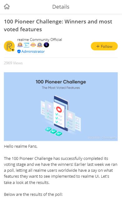 realme ui challenge