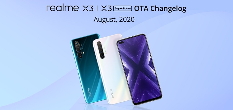 Realme UI gets the ability to uninstall apps directly in Homescreen; Realme X3 & X3 SuperZoom August update brings many new features