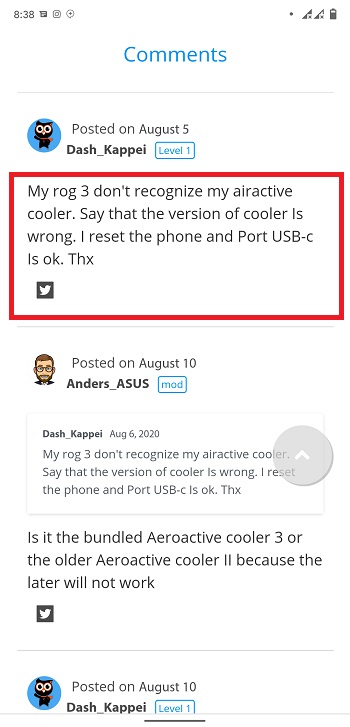 rog phone 3 airactive cooler