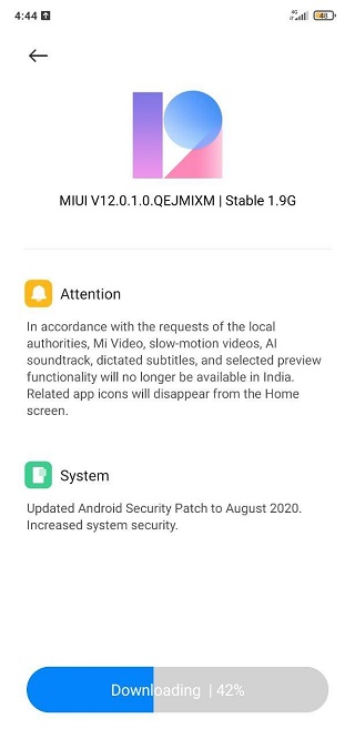 Poco-F1-MIUI-12-update