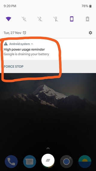 oneplus draining too much battery
