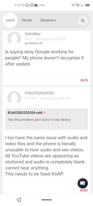 oneplus 8T ok google not working