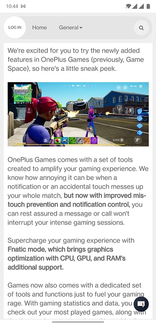 oneplus games