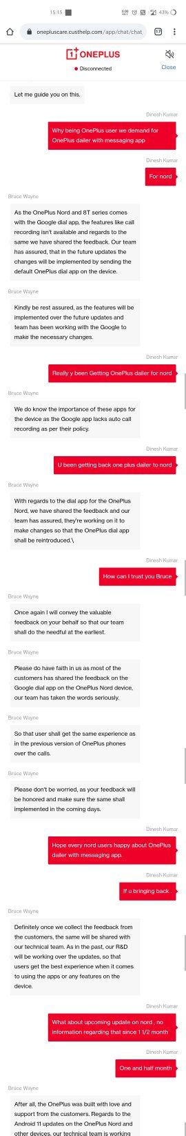 oneplus 8t dialer