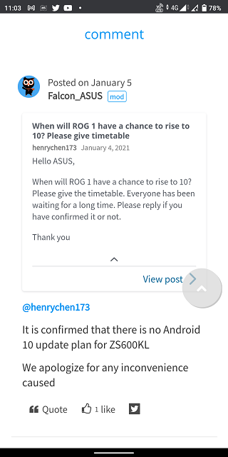 Asus-ROG-Phone-Android-10-no-plans