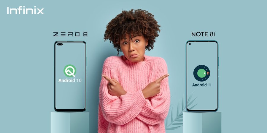 Infinix teases Android 11 update for Infinix Zero 8 & Note 8i, release date to be shared soon