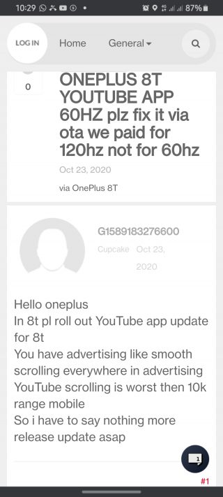 oneplus 8t 120hz youtube