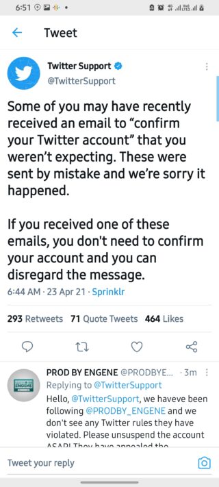 twitter support statement