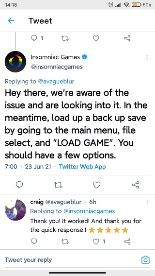 Official-acknowledgement-&-workaround