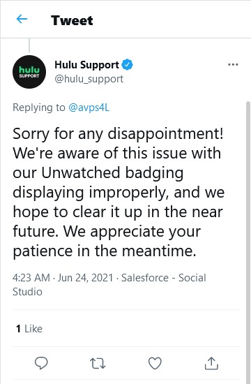 hulu support