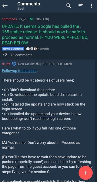 Chrome-OS-91-build-165-fix