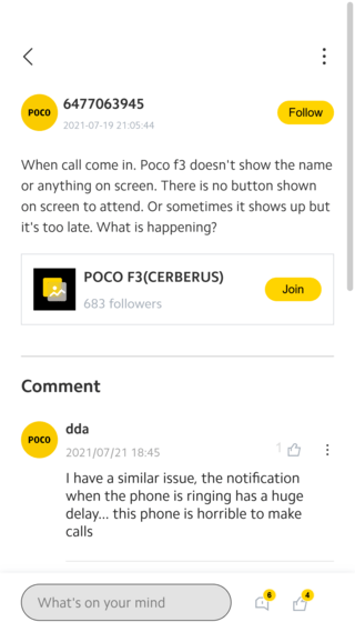 poco-f3-missing-call-details