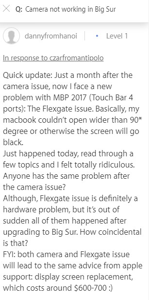 Apple-screen-replacement-for-mac-big-sur-camera-not-working-issue