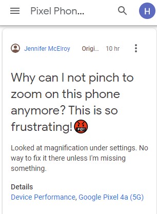 Google-Pixel-4a-5G-pinch-to-zoom