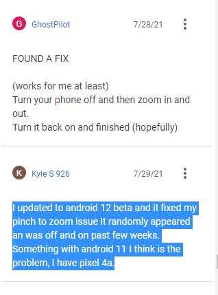 Google-Pixel-4a-touchscreen-bug