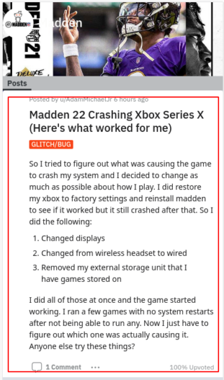 madden 22 workaround